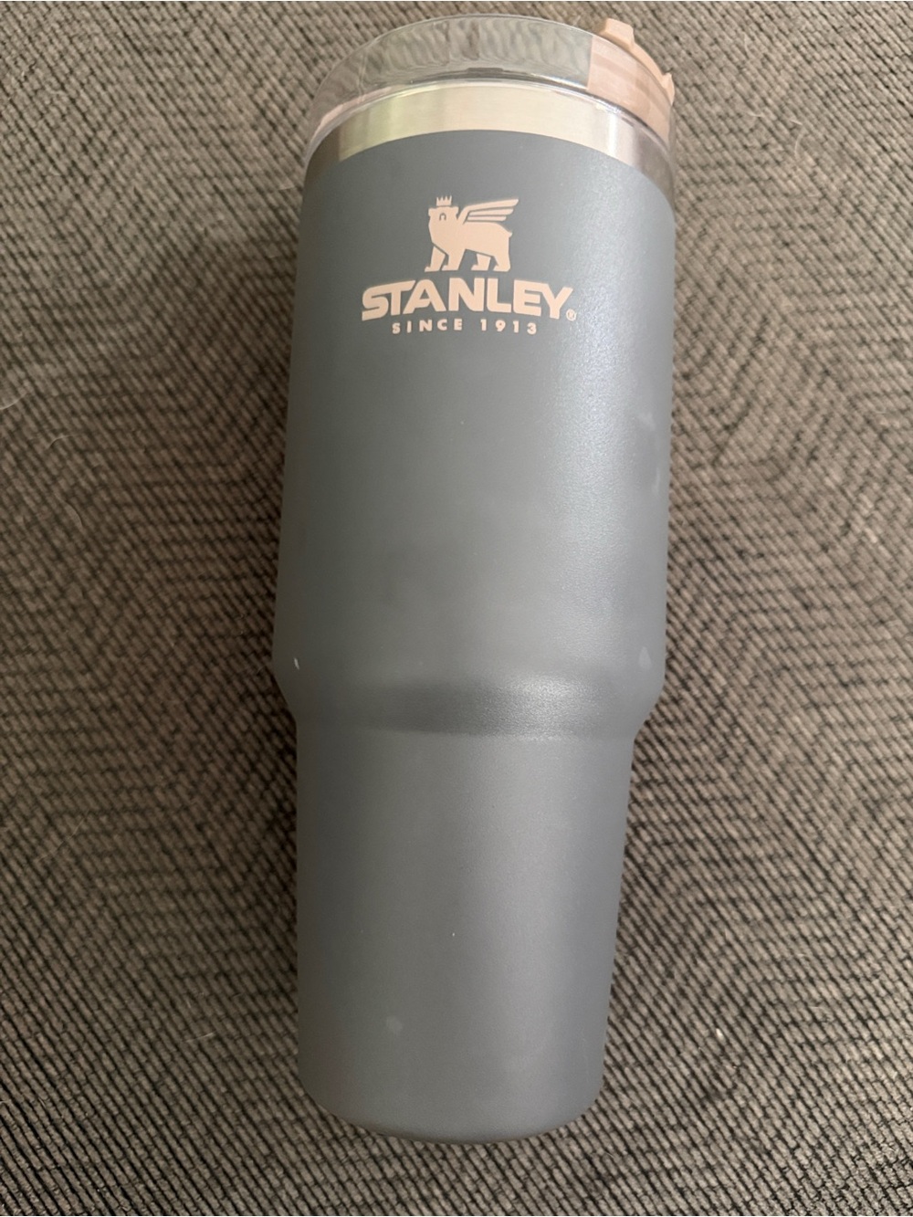 Stanley Insulated Tumbler in Slate Gray with Clear Lid